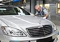 Mercedes-Benz S-Klasse: Lackfinish der Montage